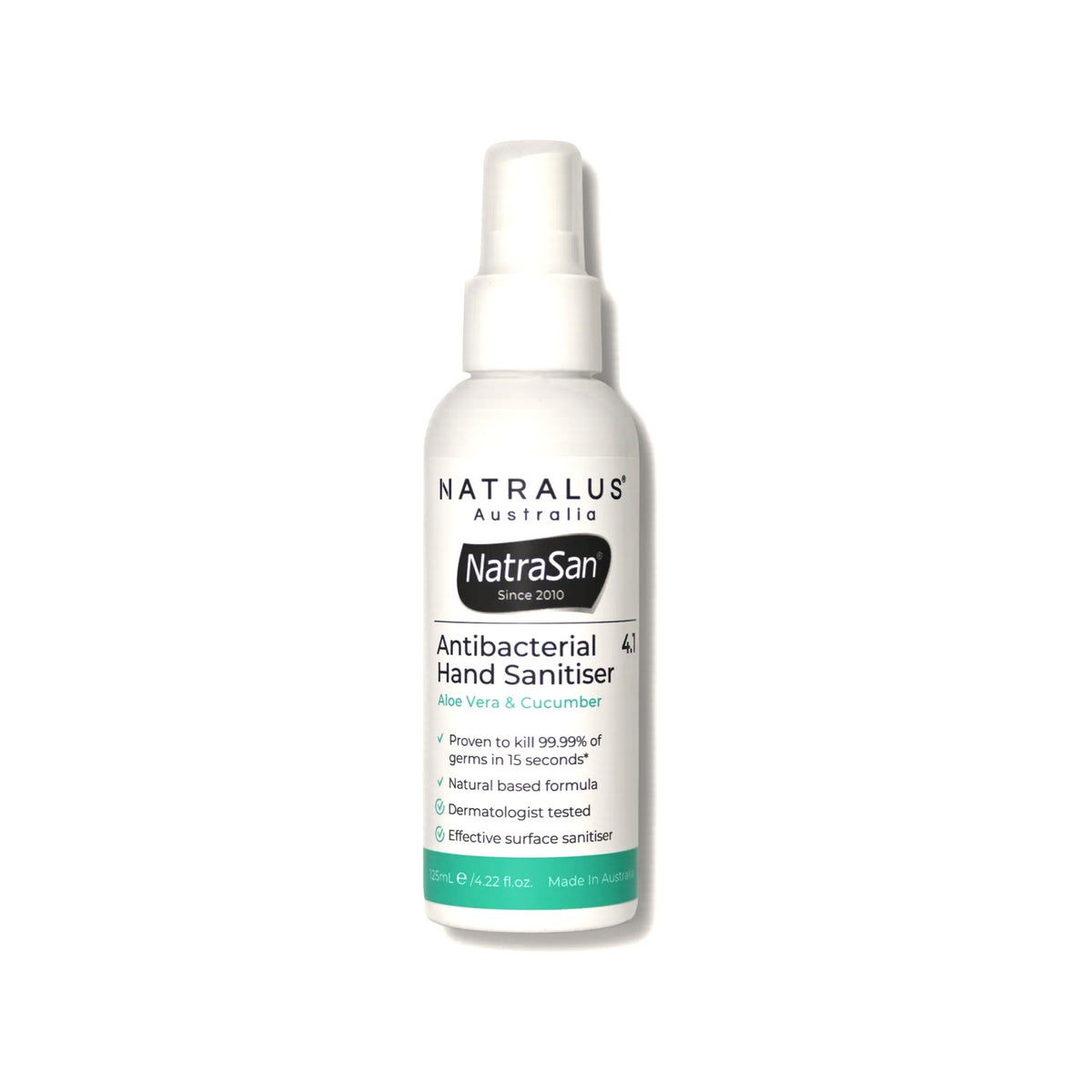 NatraSan Antibacterial Instant Hand Sanitiser with Aloe Vera & Cucumber Spray