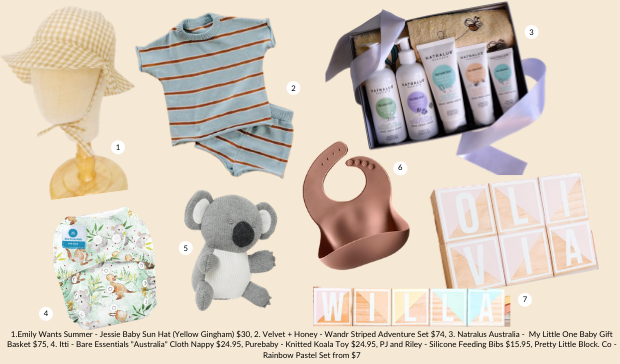 Natralus Australia's christmas baby gift guide