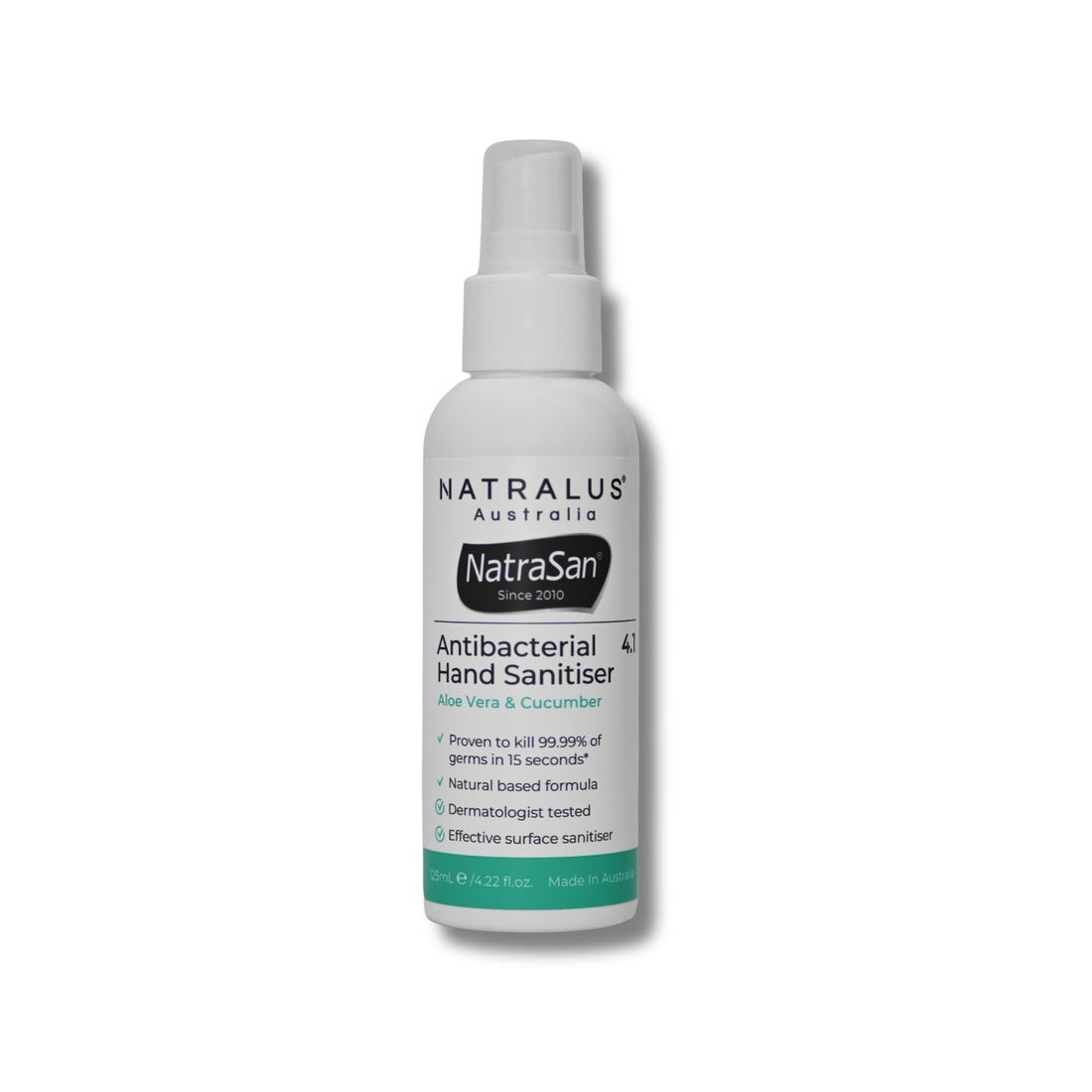 NatraSan Antibacterial Instant Hand Sanitiser with Aloe Vera & Cucumber Spray