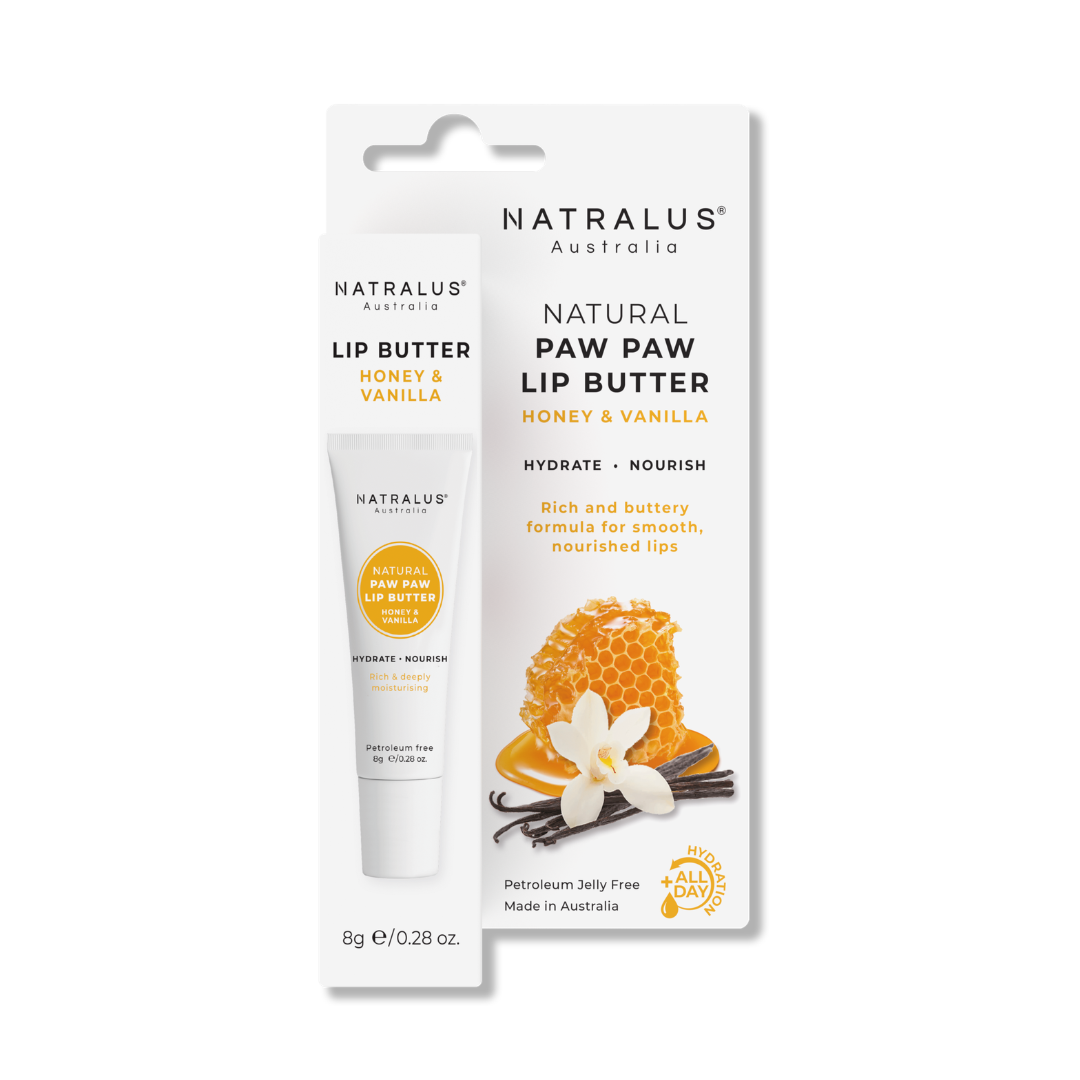 Natralus Natural Paw Paw Lip Butter Honey &amp; Vanilla