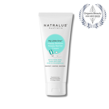 My Little One Happy Bottom Nappy Barrier Cream – natural baby nappy rash protection with Paw Paw, Shea Butter &amp; Zinc.