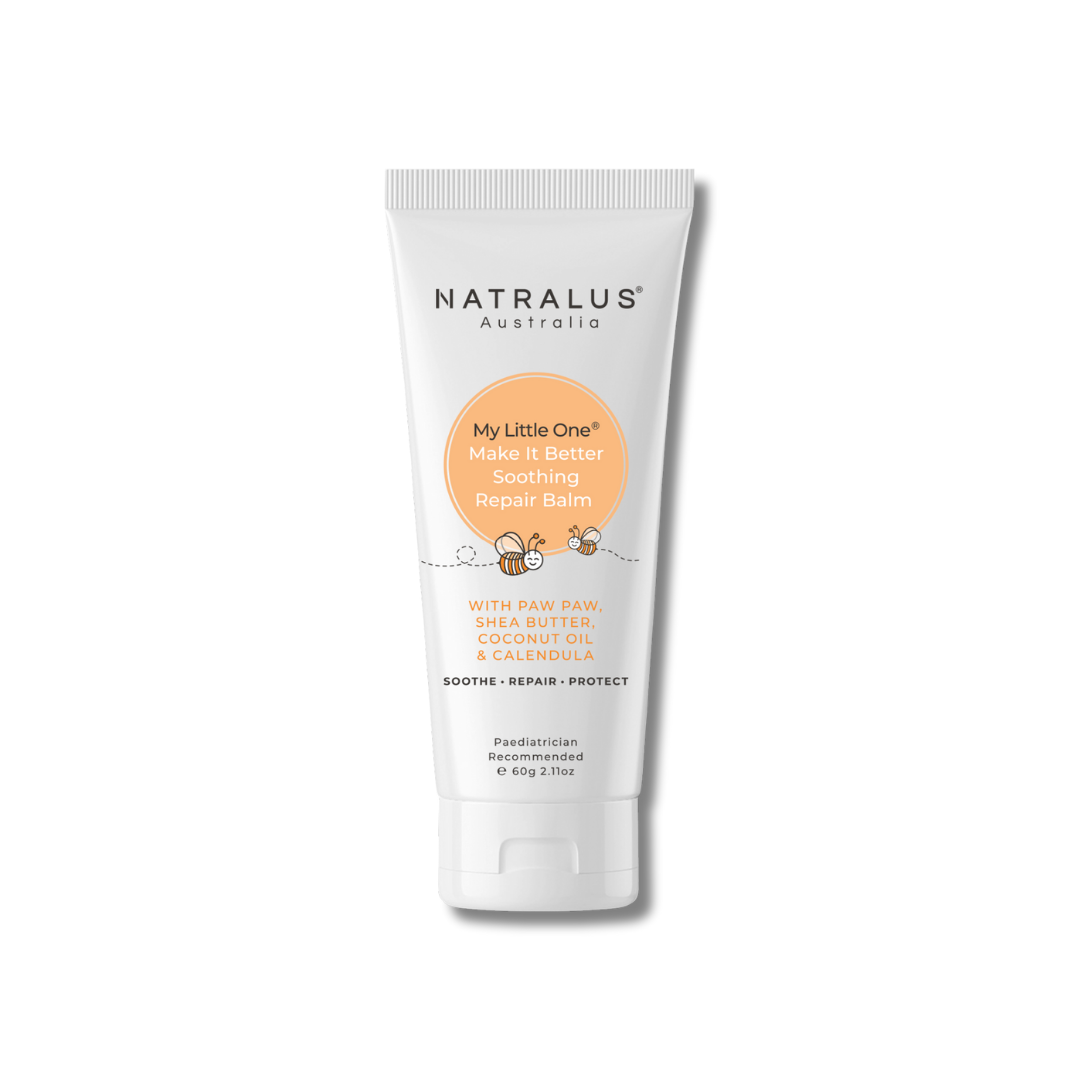 My Little One Soothing Repair Balm – natural baby &amp; mum skincare for dry skin, rashes, bites &amp; cracked nipples in Australia.