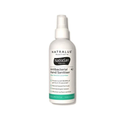 NatraSan Antibacterial Hand Sanitiser with Aloe Vera &amp; Cucumber Spray 200ml