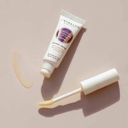 Natralus Natural Hydrating Lip Oil Treatment Original – Australian natural lip care with hyaluronic acid and botanical oils for soft, nourished, and hydrated lips.