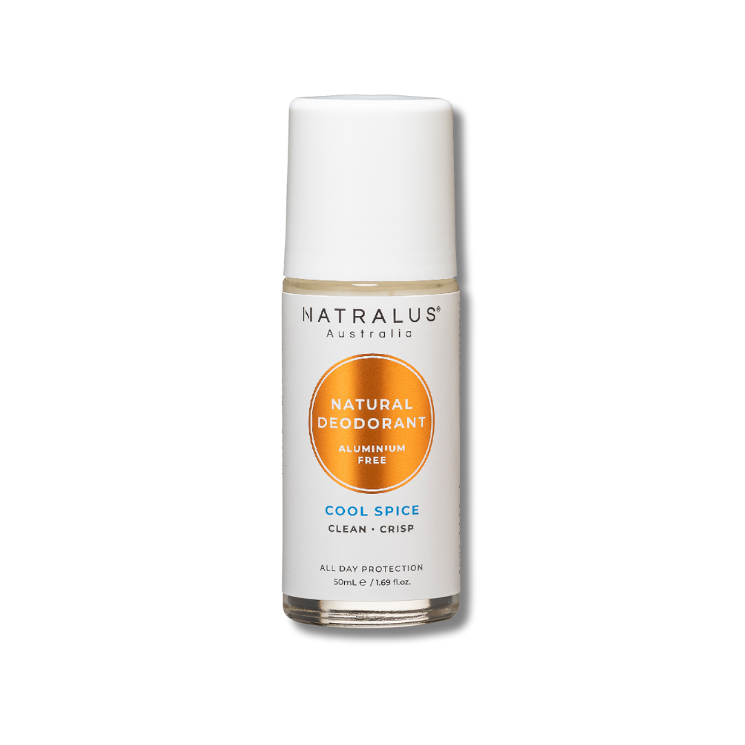 Australian natural deodorant – aluminium free formula with cool and crisp spice fragrance