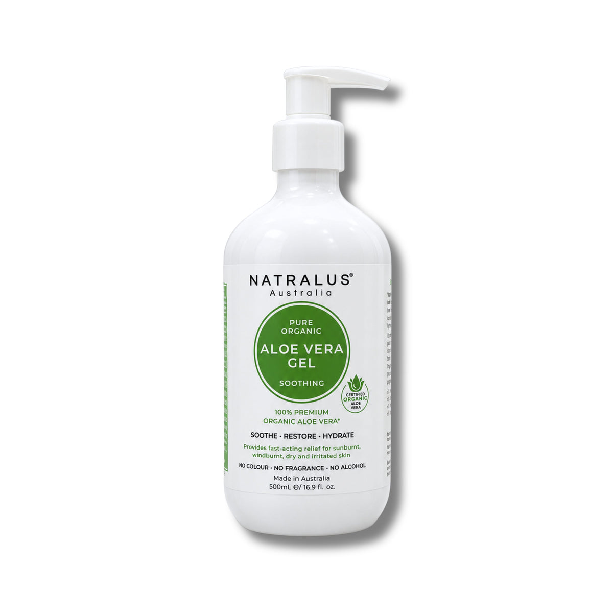 Pure Organic Aloe Vera Gel 500mL