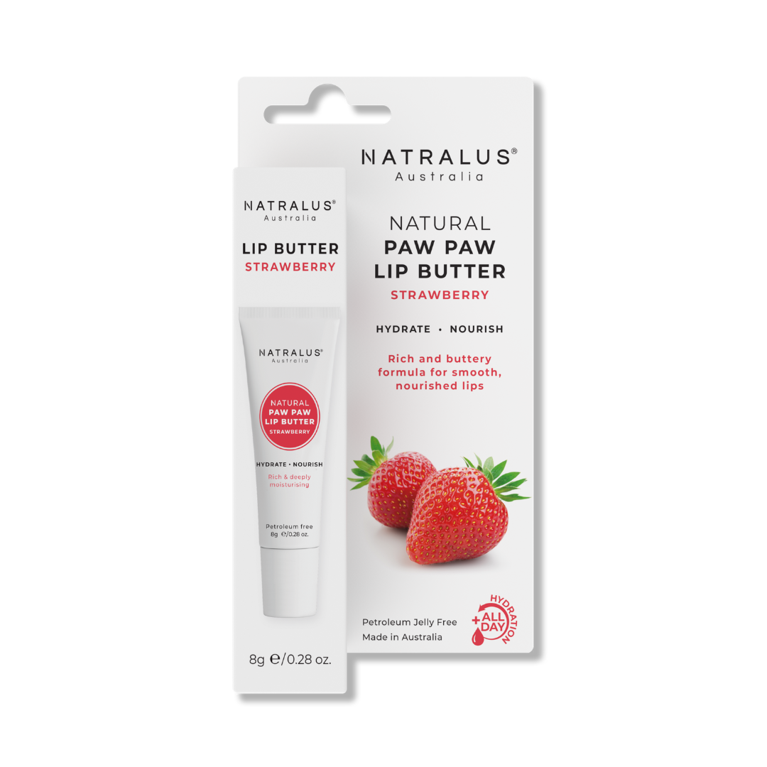 Natralus Natural Paw Paw Lip Butter Strawberry